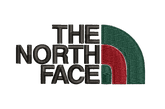 The North Face Red - Embroidery Design - FineryEmbroidery